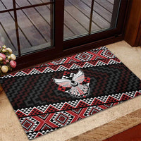 Taniko Aotearoa Rubber Doormat Poutama Mix Piwakawaka - Ver02