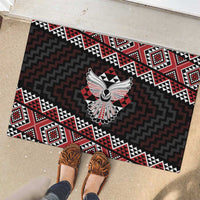 Taniko Aotearoa Rubber Doormat Poutama Mix Piwakawaka - Ver02
