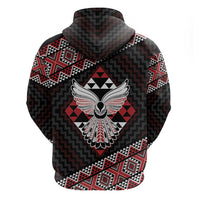 Taniko Aotearoa Zip Hoodie Poutama Mix Piwakawaka - Ver02