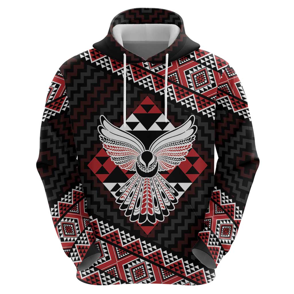 Taniko Aotearoa Zip Hoodie Poutama Mix Piwakawaka - Ver02