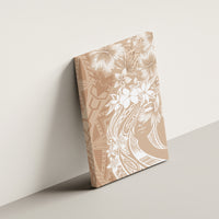 Polynesian Women's Day Canvas Wall Art Plumeria Passion - Beige LT7 - Polynesian Pride