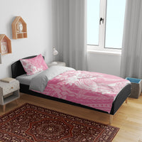 Polynesian Women's Day Bedding Set Plumeria Passion - Pink LT7 - Polynesian Pride