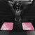 Polynesian Women's Day Car Mats Plumeria Passion - Pink LT7 Set 2pcs - Back Pink - Polynesian Pride