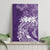 Polynesian Women's Day Canvas Wall Art Plumeria Passion - Purple LT7 - Polynesian Pride