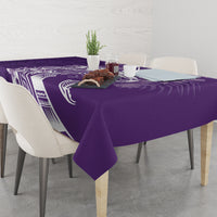 Polynesian Women's Day Tablecloth Plumeria Passion - Purple LT7 - Polynesian Pride