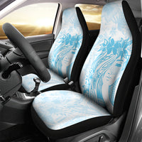 Polynesian Women's Day Car Seat Cover Plumeria Passion - Turquoise LT7 - Polynesian Pride