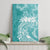 Polynesian Women's Day Canvas Wall Art Plumeria Passion - Teal LT7 - Polynesian Pride