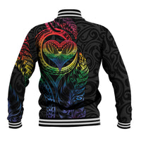New Zealand Pride Baseball Jacket Takatapui Rainbow Fern