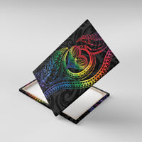 New Zealand Pride Canvas Wall Art Takatapui Rainbow Fern