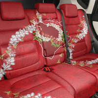 Hawaii Island Flowers Lei Back Car Seat Cover Ohia Lehua Scarlet Red LT7 - Polynesian Pride