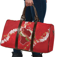Hawaii Island Flowers Lei Travel Bag Ohia Lehua Scarlet Red LT7 - Polynesian Pride