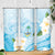 Guam Chamorro Guasali Flowers Skinny Tumbler Aqua Gradient LT7