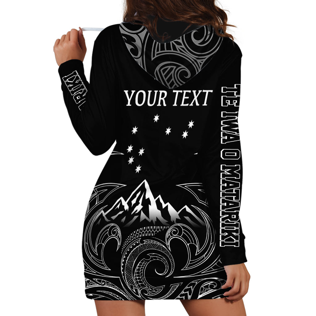 Personalised New Zealand Hoodie Dress Maori Te Iwa o Matariki LT7 - Polynesian Pride