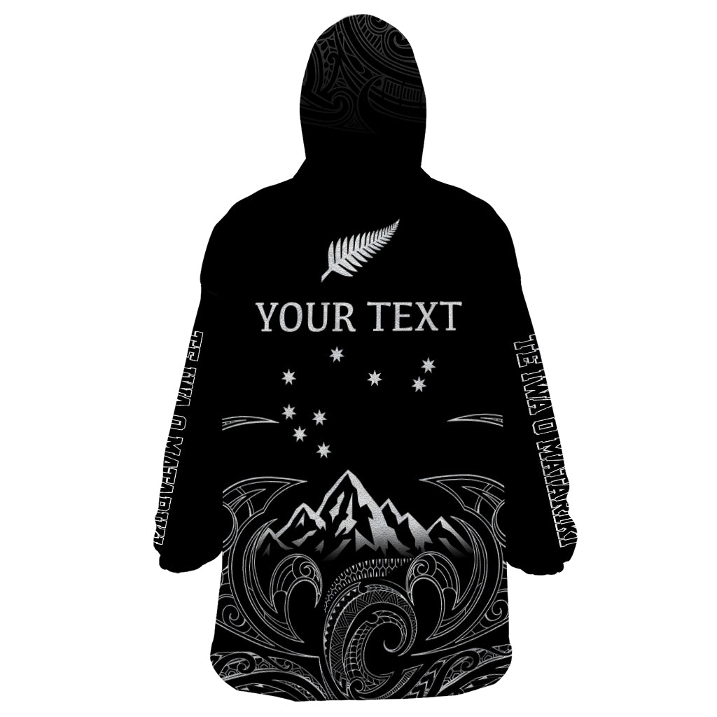 Personalised New Zealand Wearable Blanket Hoodie Maori Te Iwa o Matariki LT7 - Polynesian Pride