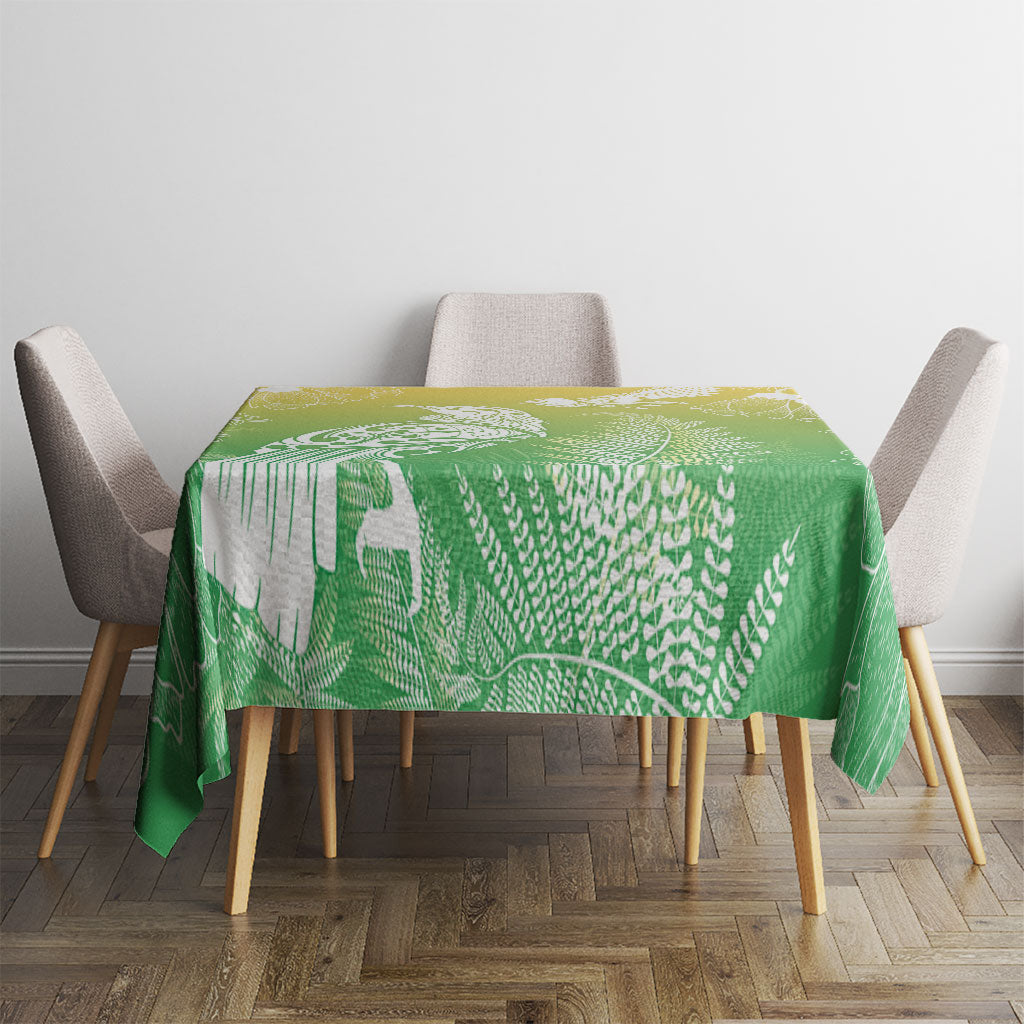Aotearoa Maori Mahuru Tui With Pikawakawa Tablecloth Spring Time LT7 - Polynesian Pride