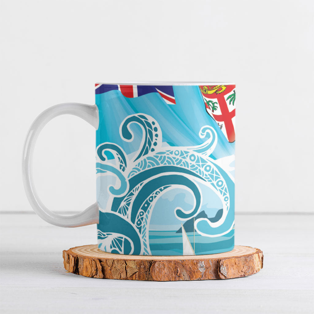 Bula Fiji Seascape Ceramic Mug Fiji Day - Islands Heritage