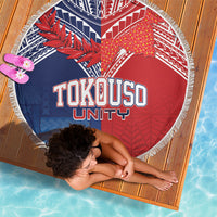 TokoUso Tonga Samoa Brothers Forever Beach Blanket Ulafala and Heilala Unity LT7 - Polynesian Pride