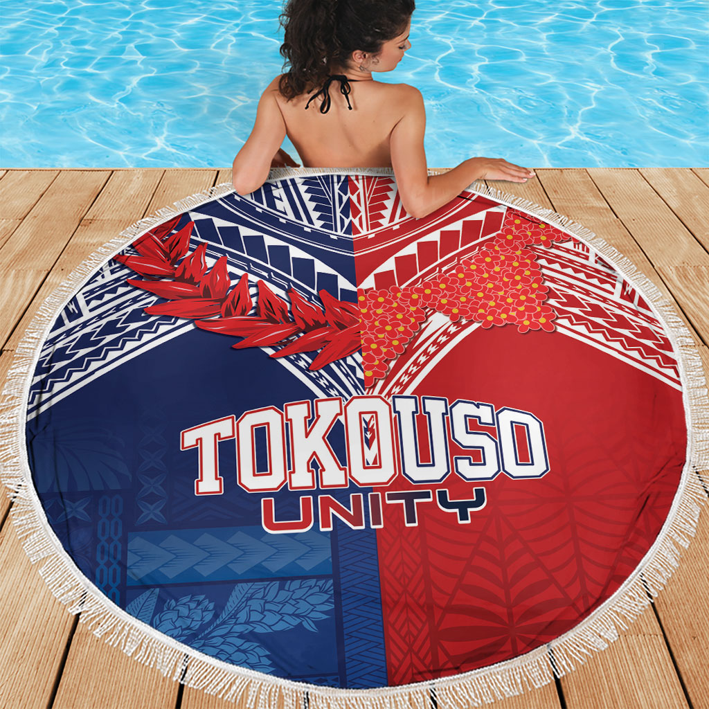 TokoUso Tonga Samoa Brothers Forever Beach Blanket Ulafala and Heilala Unity LT7 - Polynesian Pride