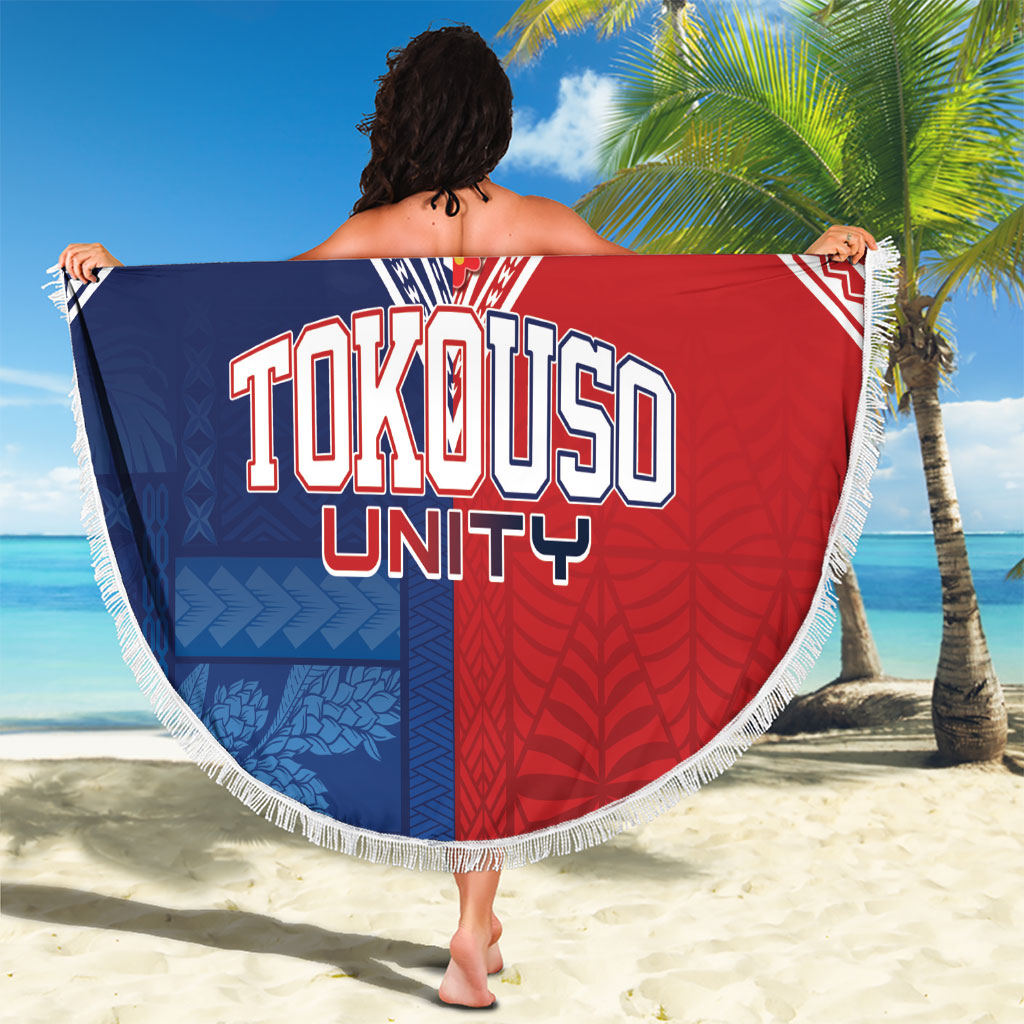 TokoUso Tonga Samoa Brothers Forever Beach Blanket Ulafala and Heilala Unity LT7 - Polynesian Pride