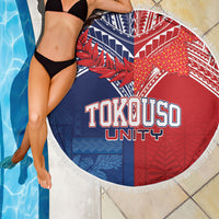 TokoUso Tonga Samoa Brothers Forever Beach Blanket Ulafala and Heilala Unity LT7 - Polynesian Pride