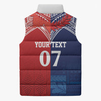 TokoUso Tonga Samoa Brothers Forever Custom Sleeveless Puffer Jacket Ulafala and Heilala Unity LT7 - Polynesian Pride