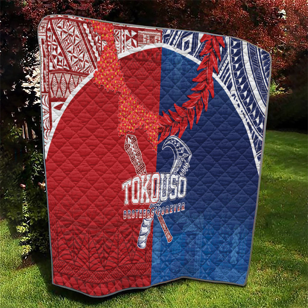 TokoUso Tonga and Samoa Quilt Warriors War Clubs LT7 - Polynesian Pride