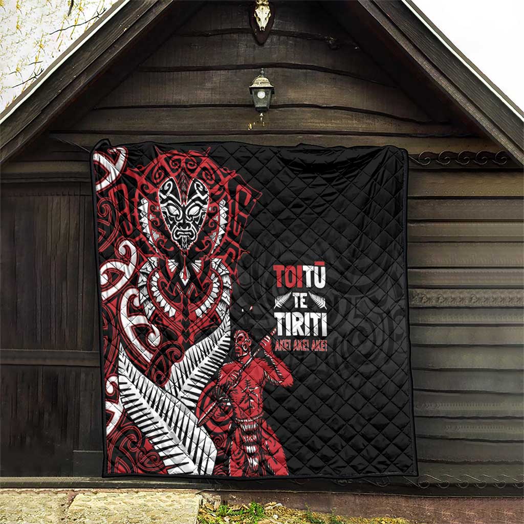 Aotearoa Toitu Te Tiriti Quilt Whakairo Wheku LT7 - Polynesian Pride