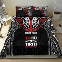 Aotearoa Maori Personalized Bedding Set Toitu Te Tiriti Ake! Ake! Ake!