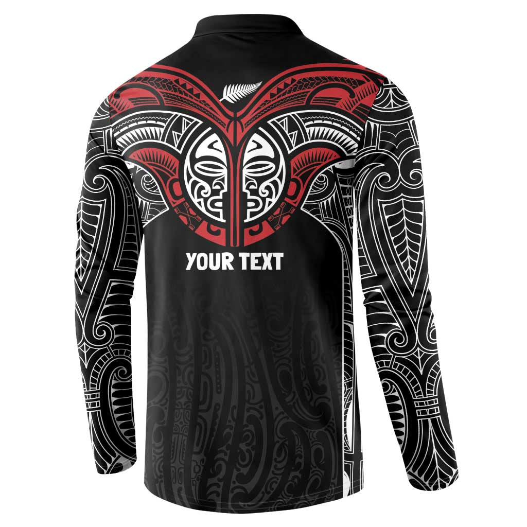 Aotearoa Maori Personalized Button Sweatshirt Toitu Te Tiriti Ake! Ake! Ake!