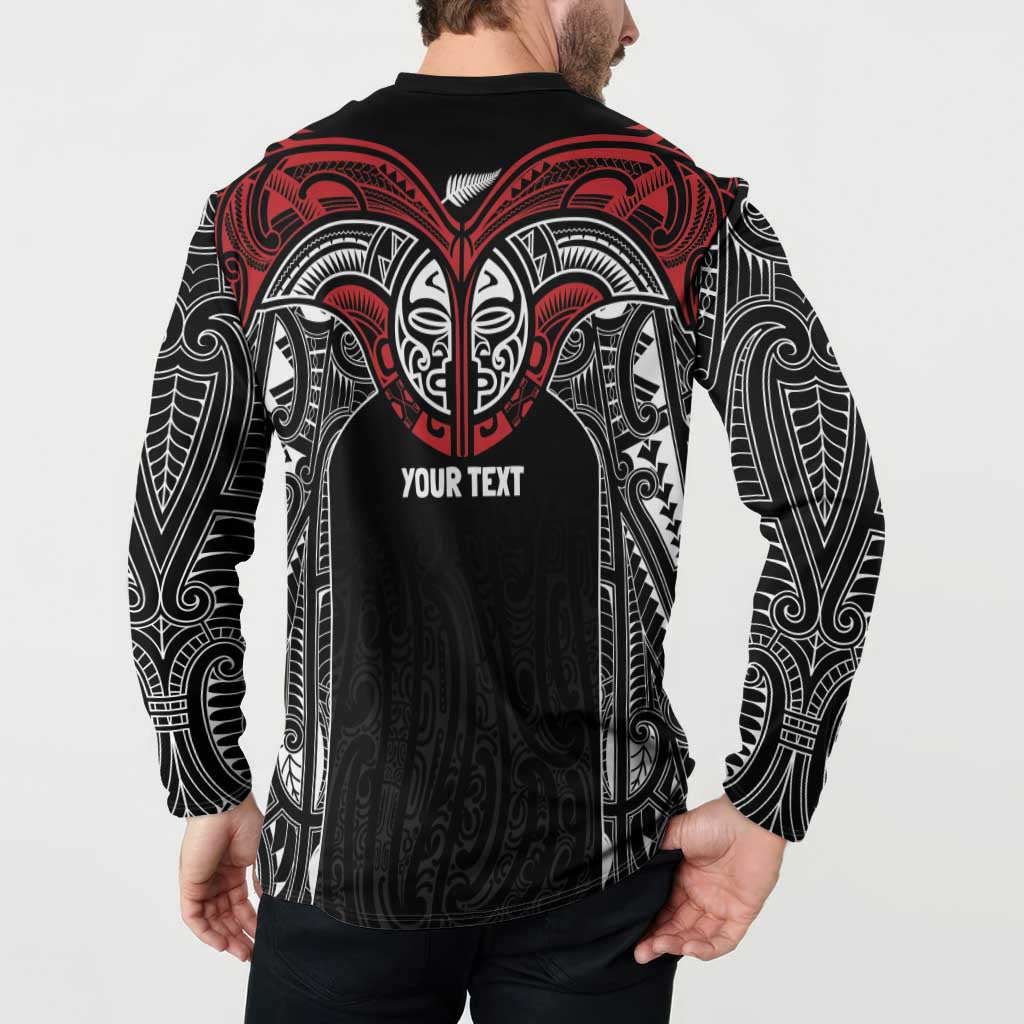 Aotearoa Maori Personalized Button Sweatshirt Toitu Te Tiriti Ake! Ake! Ake!