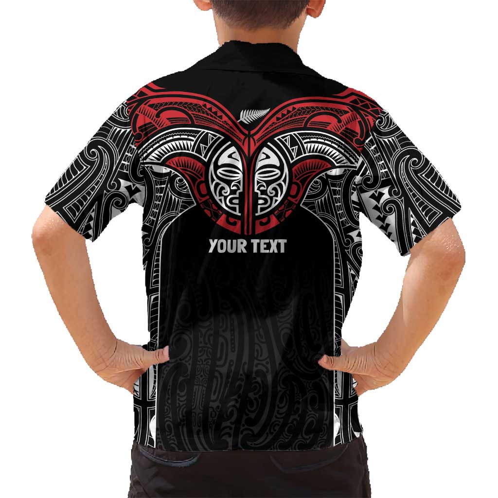 Aotearoa Maori Personalized Family Matching Off Shoulder Maxi Dress and Hawaiian Shirt Toitu Te Tiriti Ake! Ake! Ake! LT7 - Polynesian Pride