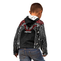 Aotearoa Maori Personalized Kid Hoodie Toitu Te Tiriti Ake! Ake! Ake!
