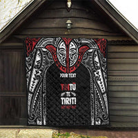 Aotearoa Maori Personalized Quilt Toitu Te Tiriti Ake! Ake! Ake! LT7 - Polynesian Pride