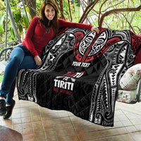 Aotearoa Maori Personalized Quilt Toitu Te Tiriti Ake! Ake! Ake! LT7 - Polynesian Pride