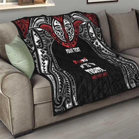 Aotearoa Maori Personalized Quilt Toitu Te Tiriti Ake! Ake! Ake! LT7 - Polynesian Pride