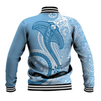 Micronesia FSM Baseball Jacket Shark and Manta Classic Style LT7 - Polynesian Pride