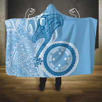 Micronesia FSM Hooded Blanket Shark and Manta Classic Style