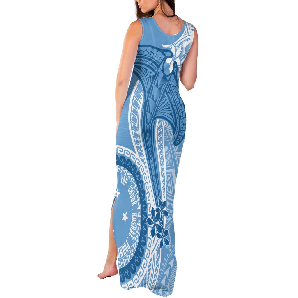 Micronesia FSM Tank Maxi Dress Shark and Manta Classic Style