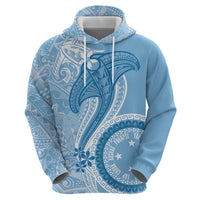 Micronesia FSM Zip Hoodie Shark and Manta Classic Style