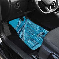 Pasifika Women's Day - Samoa Siapo Malu Tattoo Inspired Car Mats Turquoise