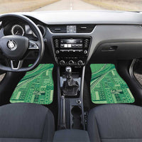 Pasifika Women's Day - Samoa Siapo Malu Tattoo Inspired Car Mats Jade LT7 Set 2pcs - Front Jade - Polynesian Pride