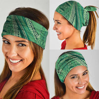 Pasifika Women's Day - Samoa Siapo Malu Tattoo Inspired Neck Gaiter Jade