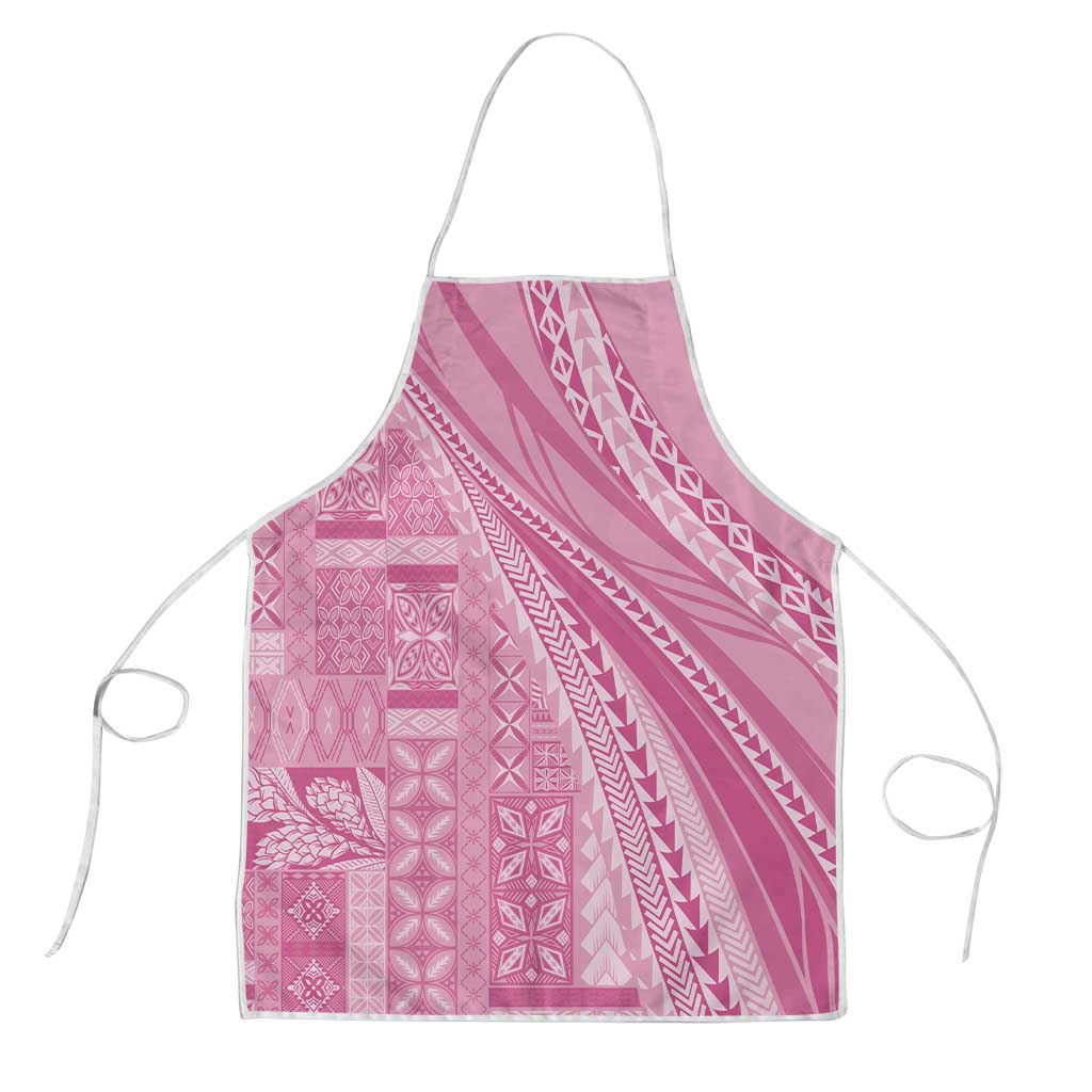 Pasifika Women's Day - Samoa Siapo Malu Tattoo Inspired Apron Pink