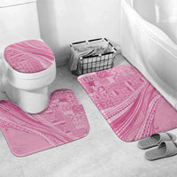 Pasifika Women's Day - Samoa Siapo Malu Tattoo Inspired Bathroom Set Pink