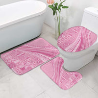 Pasifika Women's Day - Samoa Siapo Malu Tattoo Inspired Bathroom Set Pink