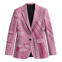 Pasifika Women's Day - Samoa Siapo Malu Tattoo Inspired Blazer Pink