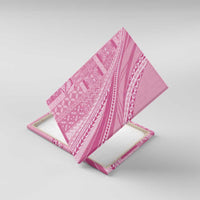 Pasifika Women's Day - Samoa Siapo Malu Tattoo Inspired Canvas Wall Art Pink