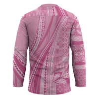 Pasifika Women's Day - Samoa Siapo Malu Tattoo Inspired Hockey Jersey Pink
