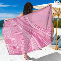 Pasifika Women's Day - Samoa Siapo Malu Tattoo Inspired Sarong Pink