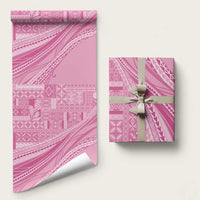 Pasifika Women's Day - Samoa Siapo Malu Tattoo Inspired Wrapping Paper Pink